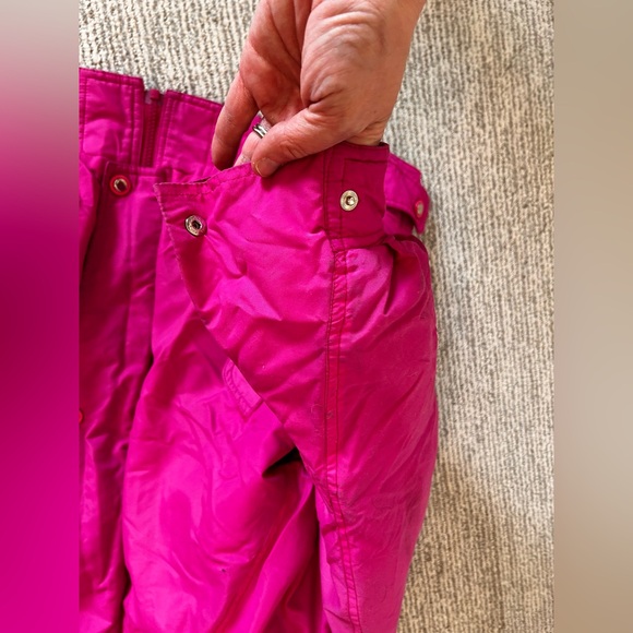 VTG Kitzbuhel Pink Ski Y2K Gaper Day Down Coat with zip hood, Retro,GUC Medium. - Picture 8 of 11